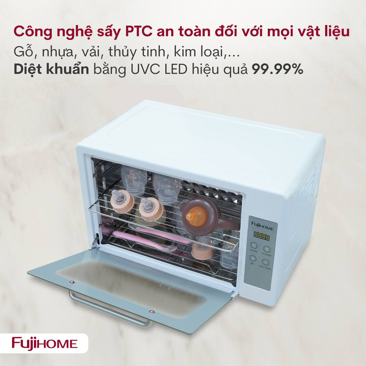 Hình ảnh chi tiết Tủ sấy tiệt trùng đa năng Fujihome DD24 (IMEI) - Ảnh số 14