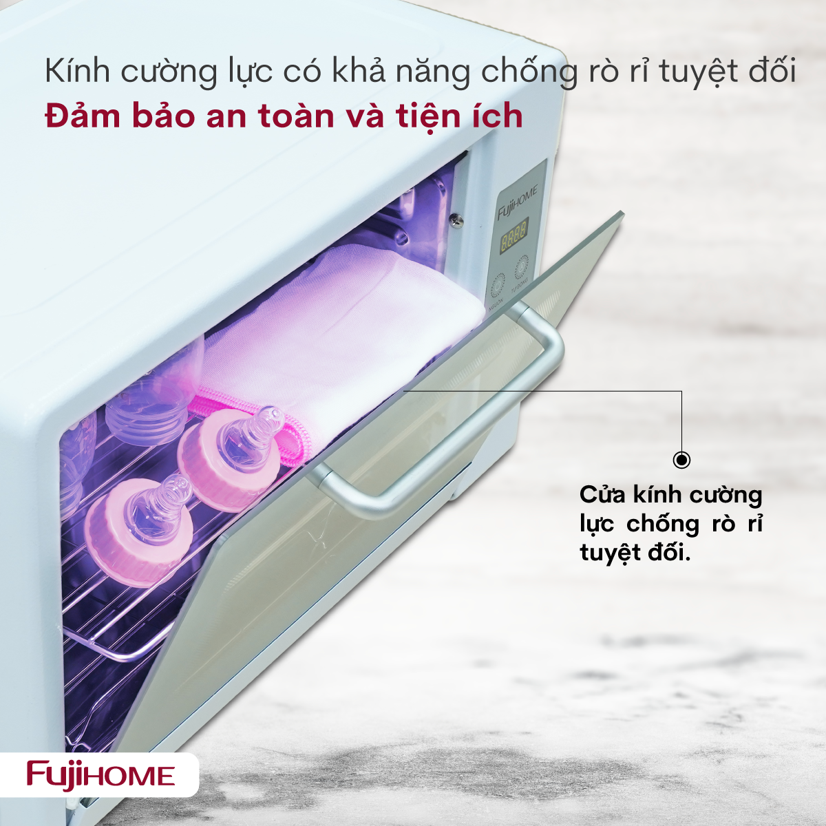 Hình ảnh chi tiết Tủ sấy tiệt trùng đa năng Fujihome DD24 (IMEI) - Ảnh số 16
