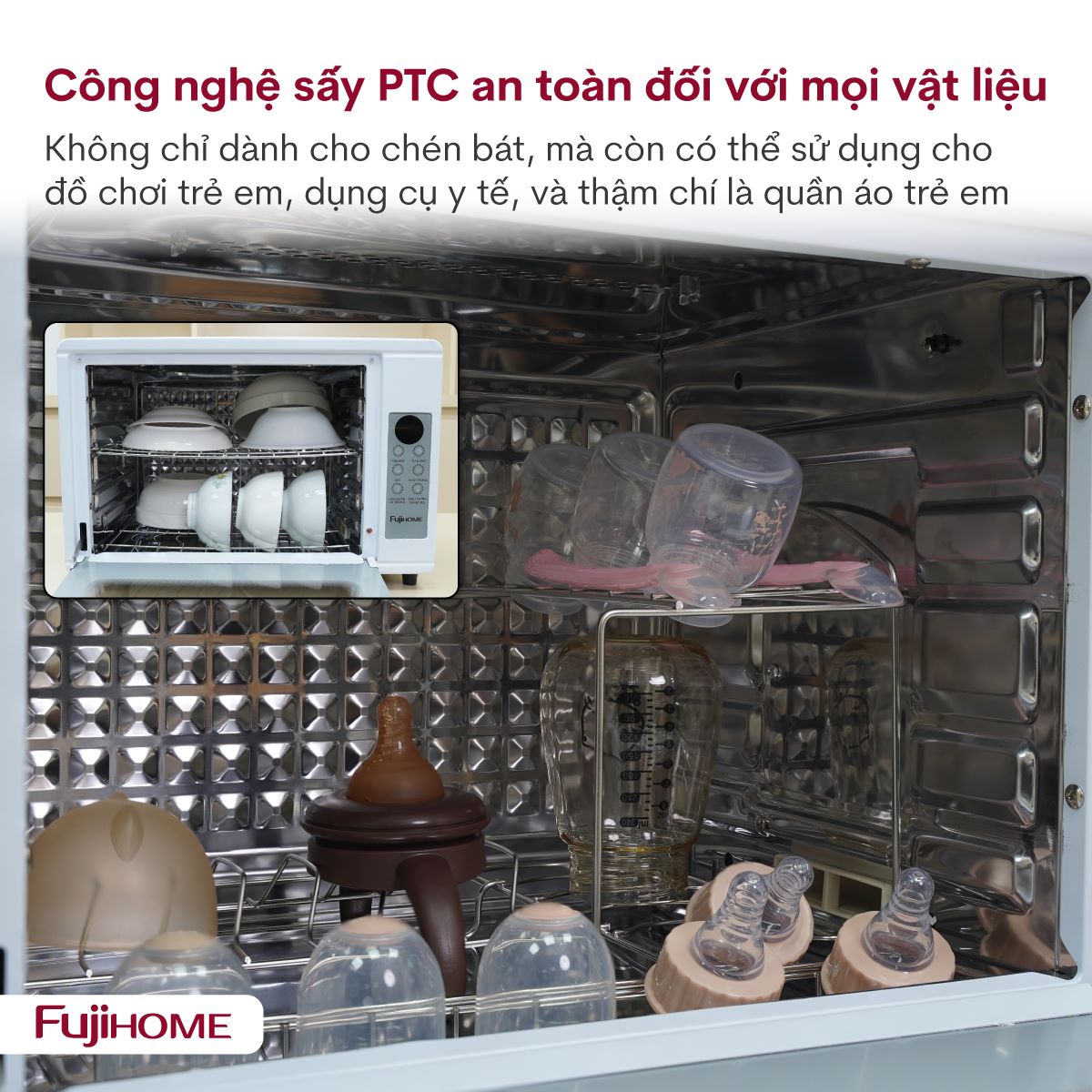 Hình ảnh chi tiết Tủ sấy tiệt trùng đa năng Fujihome DD38 (IMEI) - Ảnh số 15