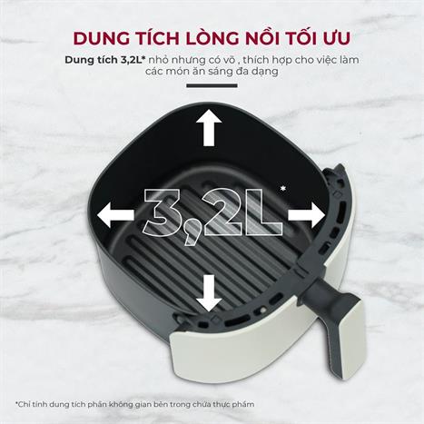 Hình ảnh chi tiết Nồi chiên không dầu mini Fujihome A3 ( 3,2lit) - Ảnh số 6