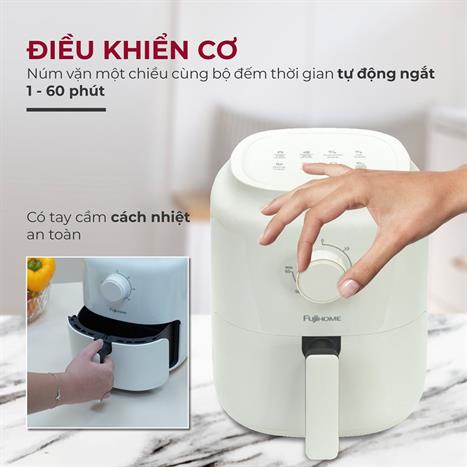 Hình ảnh chi tiết Nồi chiên không dầu mini Fujihome A3 ( 3,2lit) - Ảnh số 9