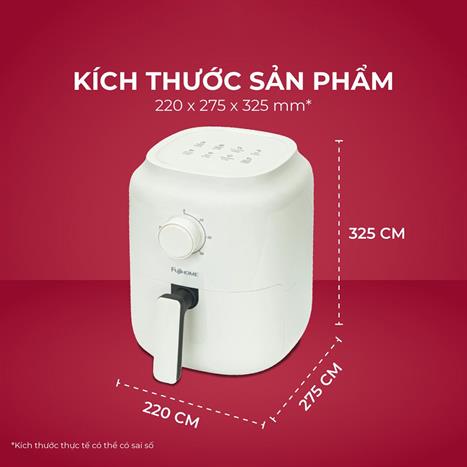 Hình ảnh chi tiết Nồi chiên không dầu mini Fujihome A3 ( 3,2lit) - Ảnh số 10